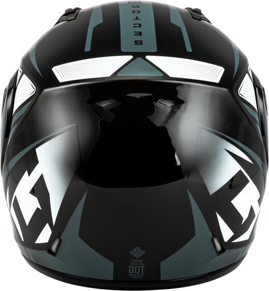 MD-04S SECTOR SNOW HELMET BLACK/SILVER XL M2043367 image 2
