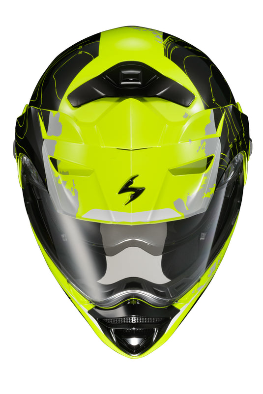 EXO-AT960 MODULAR HELMET TOPOGRAPHIC HI-VIS/BLACK XL 96-1056 image 2