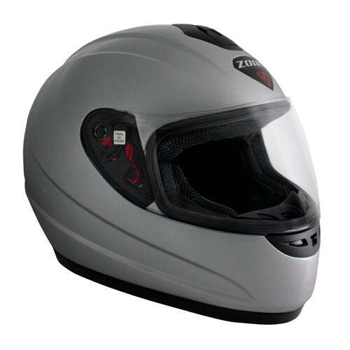 ZOAN THUNDER M/C HELMET, SILVER - XS 9123811