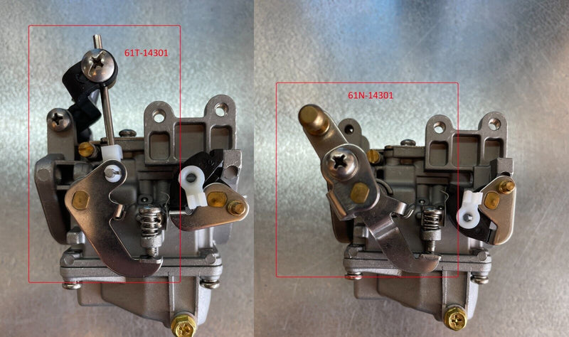 Load image into Gallery viewer, Replacement Carburetor for 1997 Yamaha Outboard 25HP 61T-14301
