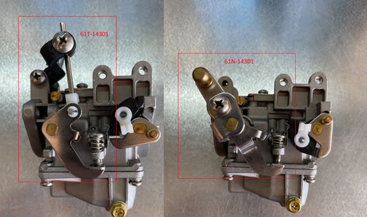 Replacement Carburetor for 1997 Yamaha Outboard 25HP 61T-14301