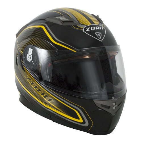 ZOAN FLUX 4.1 M/C HELMET - COMMANDER GLOSS YELLOW XS 9120401