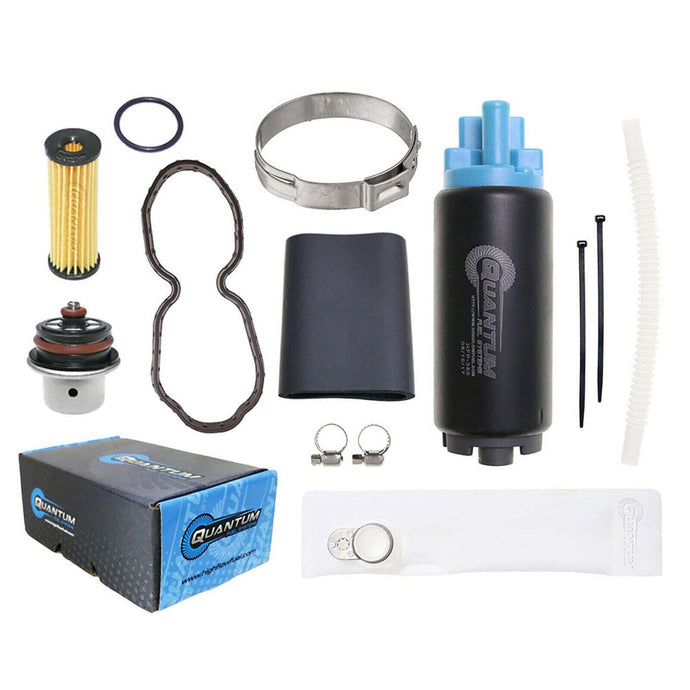 In-Tank EFI Fuel Pump w/ Regulator Tank Seal Fuel Filter Strainer HFP-385-HD2RTF