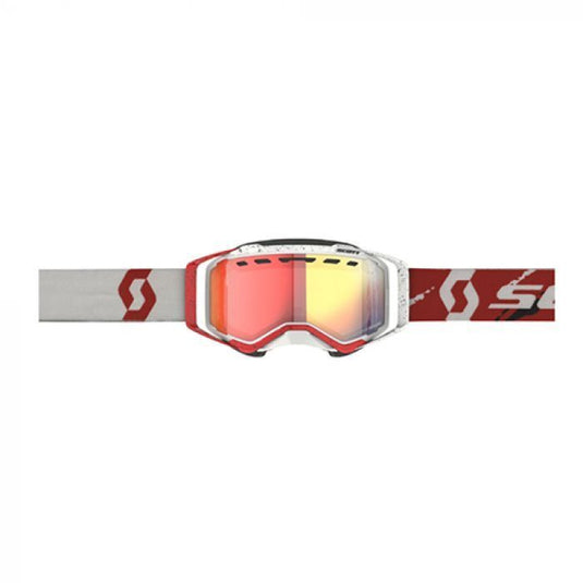 SCOTT PROSPECT SNOWX GOGGLE 'LS' WHT/RED, RED CHR LENS 278603-1030341