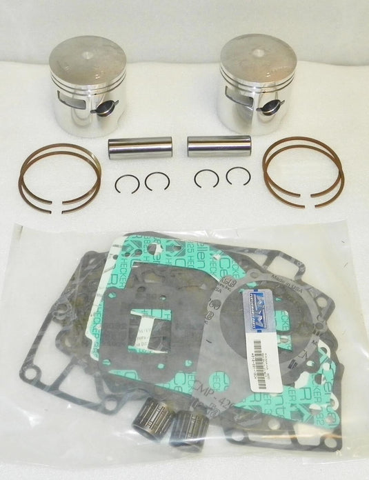 Top End Engine Rebuild Kit for 1990 Yamaha Wave Jammer 500 CC .75MM OVER SIZE