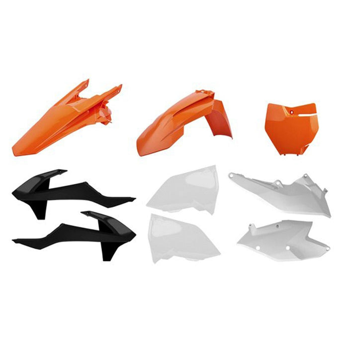 POLISPORT ENDURO STANDARD KITKTM, ORANGE/BLACK 994172