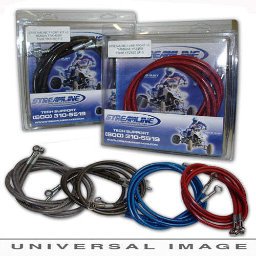 STREAMLINE REAR BRAKE LINE YAMAHA STAINLESS STEEL 772721