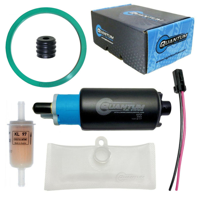 In-Tank EFI Fuel Pump w/ Tank Seal Fuel Filter Strainer HFP-383-TF