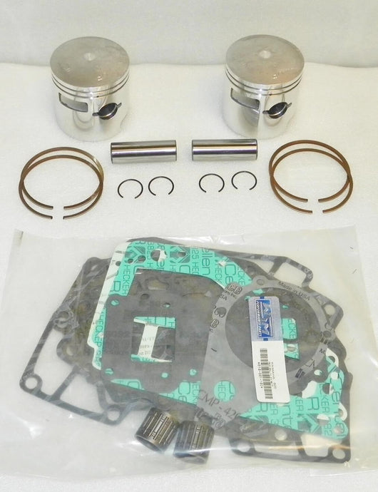 Top End Engine Rebuild Kit for 1989 Yamaha Wave Jammer 500 CC .75MM OVER SIZE