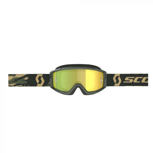 SCOTT PRIMAL GOGGLE CAMO KAKI - YLW CHR WORKS LENS 557528