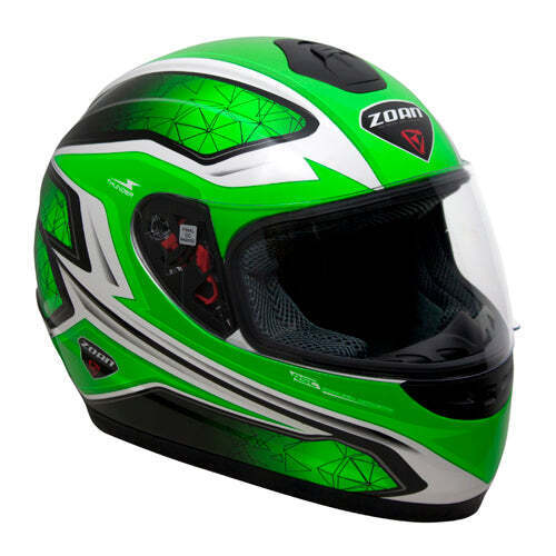 Load image into Gallery viewer, ZOAN THUNDER YOUTH M/C HELMET - GREEN - MED 9125302
