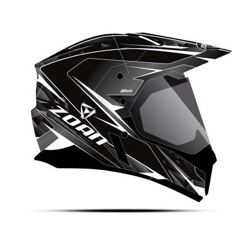 ZOAN SYNCHRONY DUAL SPORT HELMET - HAWK, MATTE WHITE - XS 9128101