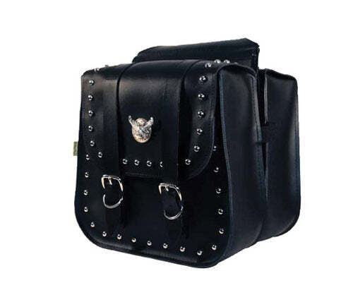 STUDDED SERIES STRAIGHT SADDLEBAGS SB240