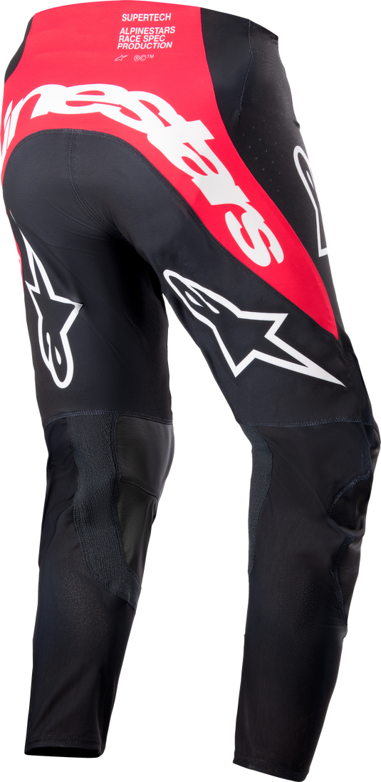SUPERTECH WARD PANTS BLACK/RED BERRY SZ 28 3723224-1323-28 image 2
