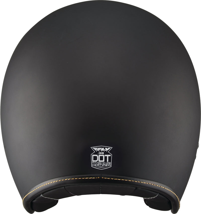 Load image into Gallery viewer, .38 RETRO HELMET MATTE BLACK XS 73-8231XS image 2
