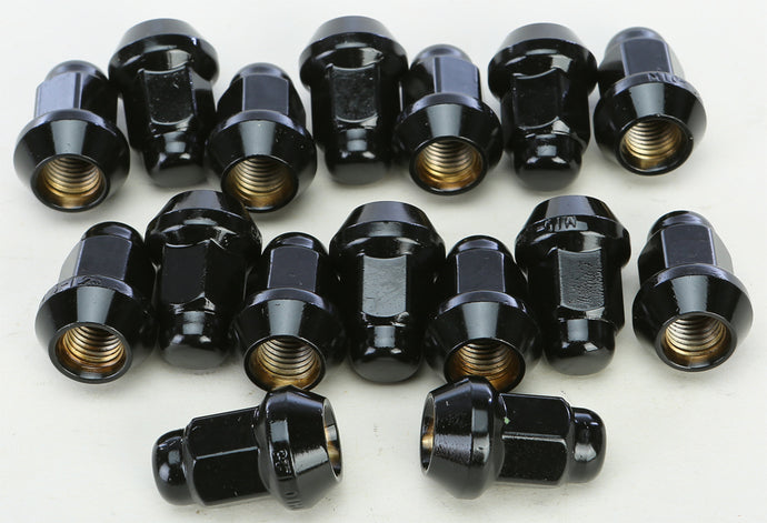 10MMX1.25 TAPERED LUG NUTS BLACK 60' 14MM HEAD 16/PK ALUGB-14BX image 1