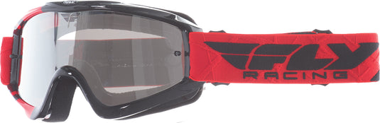 ZONE YOUTH GOGGLE RED/BLACK W/ CLEAR/FLASH CHROME LENS 37-3025 image 1