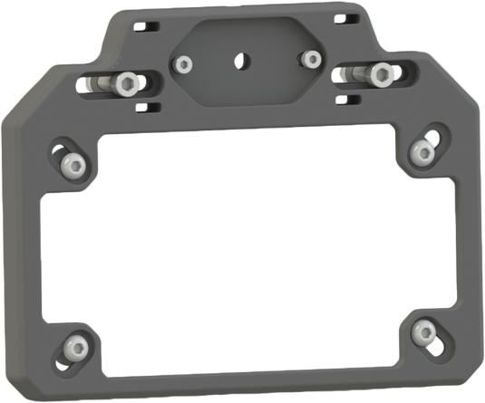 ADJUSTABLE LICENSE PLATE BRACKET W/ LED LIGHT ESPLATE image 2