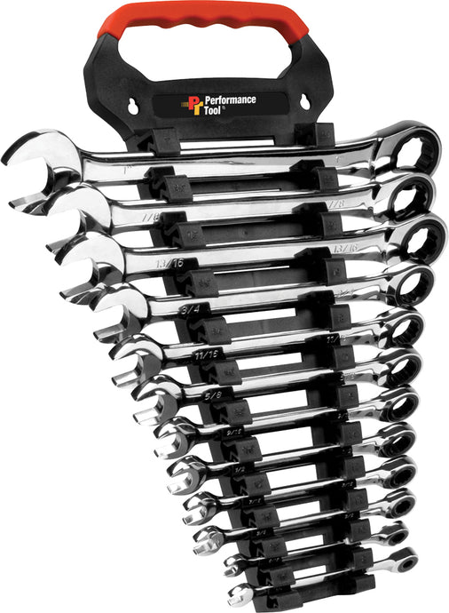 12 PC SAE RATCHET WRENCH SET W30641 image 1