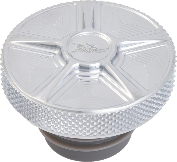 NX LVL GAS CAP FIVE CHROME RACHET SCREW RH KFC-07 image 1