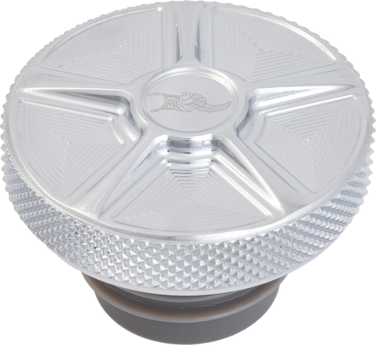 NX LVL GAS CAP FIVE CHROME RACHET SCREW RH KFC-07 image 1
