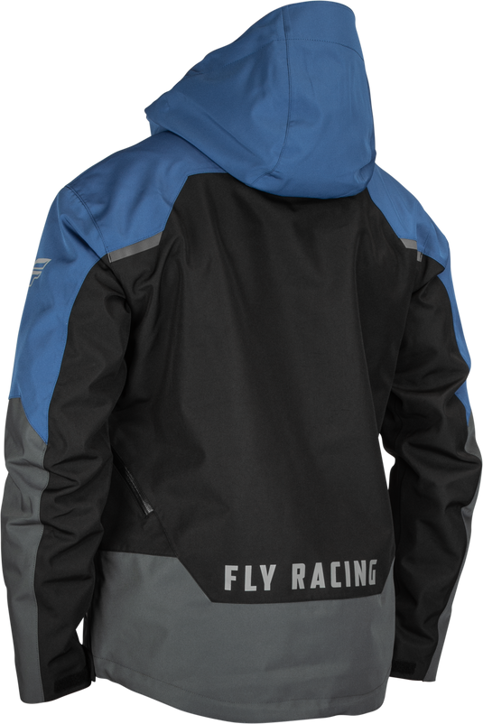CARBON JACKET BLACK/GREY/BLUE 2X 470-52022X image 2
