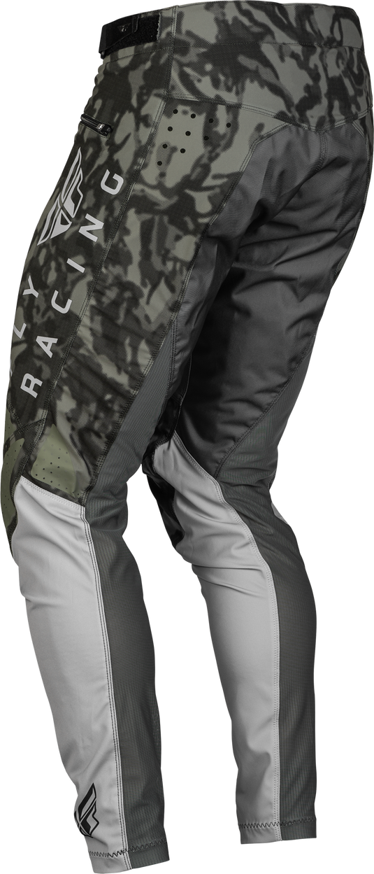 YOUTH RADIUM BICYCLE PANTS DARK GREY CAMO/GREY SZ 18 376-04218 image 2