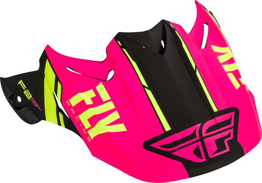 F2 FORGE VISOR MATTE NEON PINK/HI-VIS/BLACK 73-46239 image 1