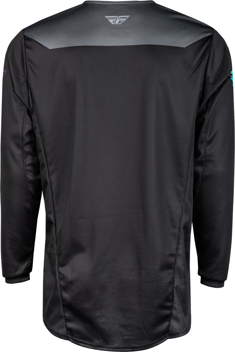 Load image into Gallery viewer, KINETIC RELOAD JERSEY CHARCOAL/BLACK/BLUE IRIDIUM LG 377-520L image 2
