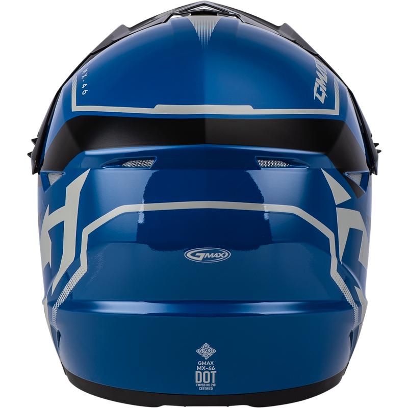 Load image into Gallery viewer, MX-46 COMPOUND HELMET BLUE/BLACK/GREY XL D3464437 image 4
