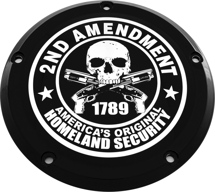 6   M8 SOFTAIL DERBY COVER 2A BLACK PATR19-67BG image 1