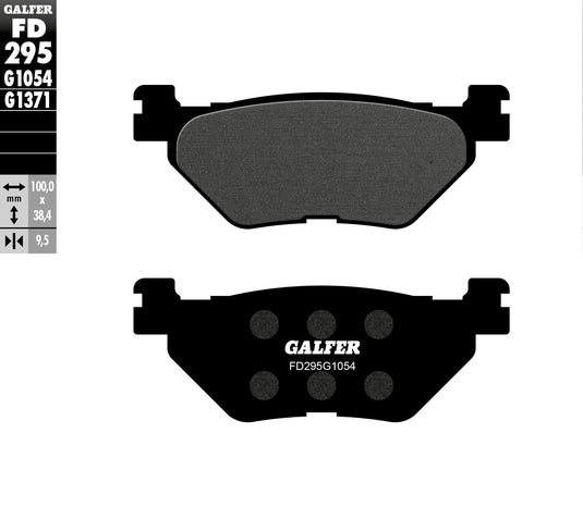 BRAKE PADS SEMI METALLIC FD295G1054 FD295G1054 image 1