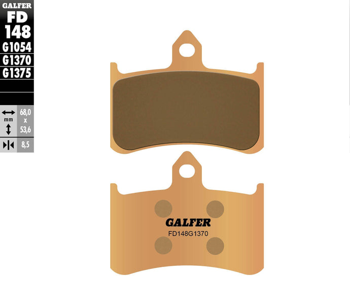 BRAKE PADS SINTERED FD148G1370 FD148G1370 image 1