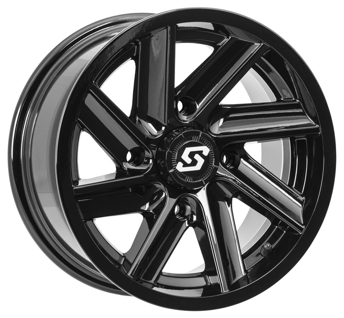 CHOPPER WHEEL 14X7 4/156 4+3 (+5MM) BLACK A85B-47056-43S image 1
