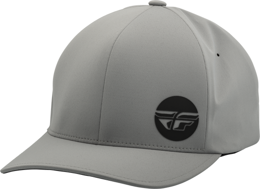 FLY DELTA HAT LIGHT GREY/BLACK SM/MD 351-0117S image 1