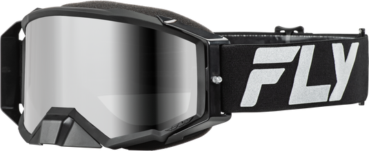 ZONE ELITE GOGGLE BLACK/SILVER W/ SILVER MIRROR/SMOKE LENS 37-51905 image 1