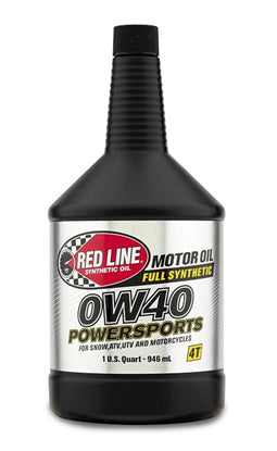 REDLINE 0W40 QT POWERSPORTS 42204 image 1