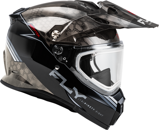 TREKKER CW CONCEAL HELMET ELEC SHLD BLACK/GREY/WHITE XL 73-31360X image 4