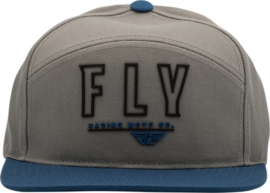 FLY SKYLINE HAT LIGHT GREY/BLUE 351-0027 image 2