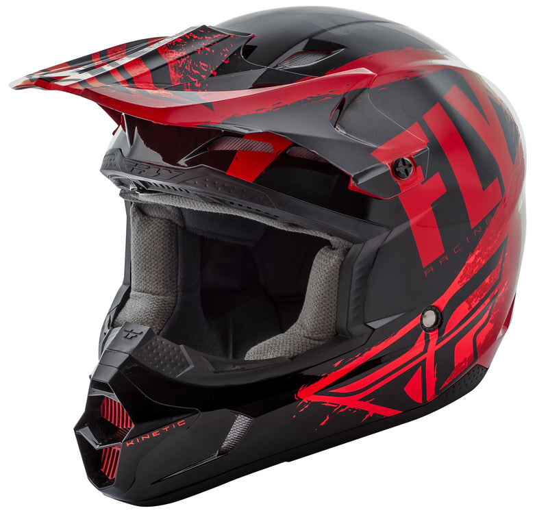 Load image into Gallery viewer, KINETIC BURNISH HELMET BLACK/RED/ORANGE YL 73-3392-3-YL image 1
