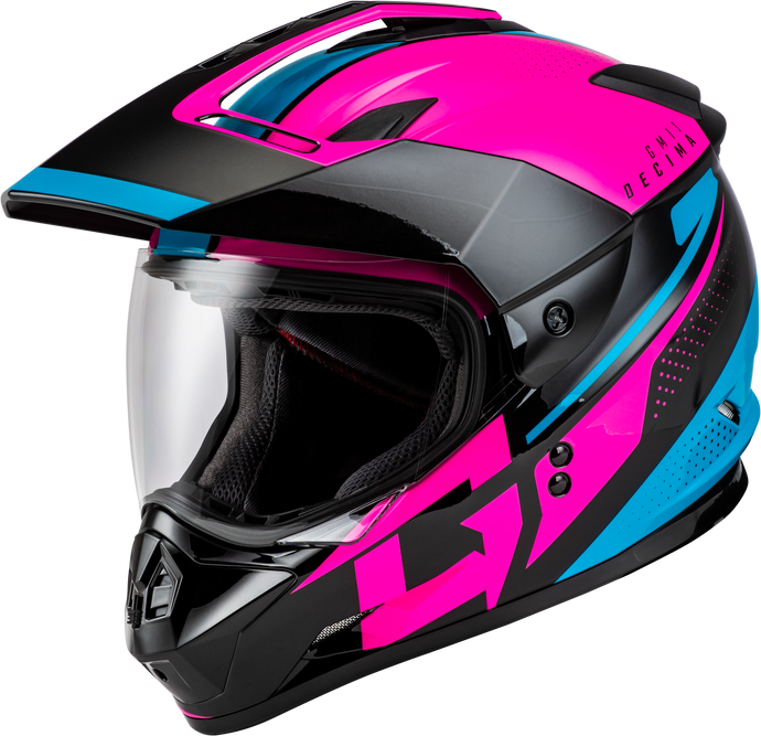 GM-11 DECIMA HELMET BLACK/PINK/BLUE SM A11161234 image 1