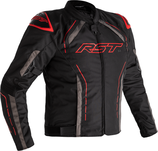S1 CE JACKET BLACK/GREY/RED TEXTILE SM 102559GRY-40 image 1