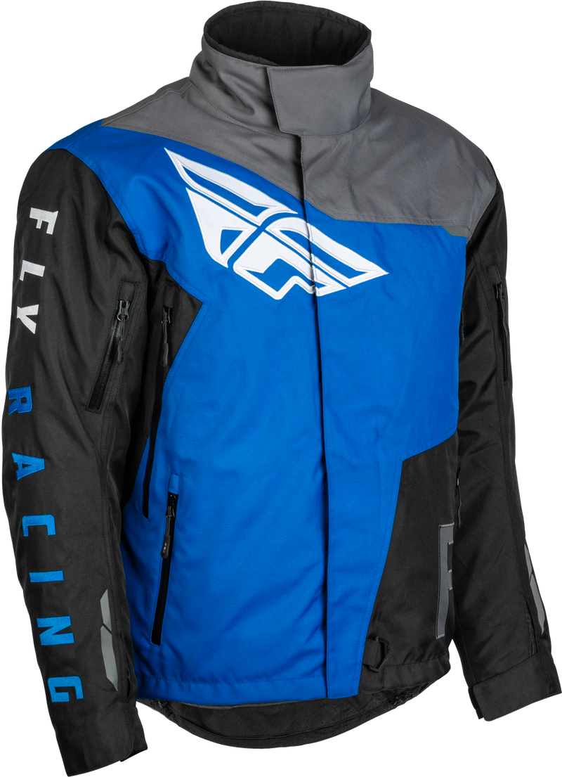 Load image into Gallery viewer, YOUTH SNX PRO JACKET BLACK/GREY/BLUE YXS 470-4116YXS image 1
