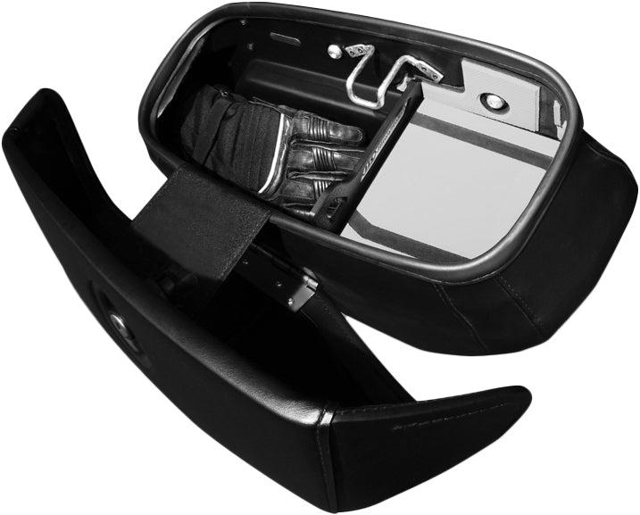 Load image into Gallery viewer, 18-Up HD SADDLE BAG SHELF SET HERITAGE CLASSIC GREY HSL-1032-SBSH-HD-GB image 1
