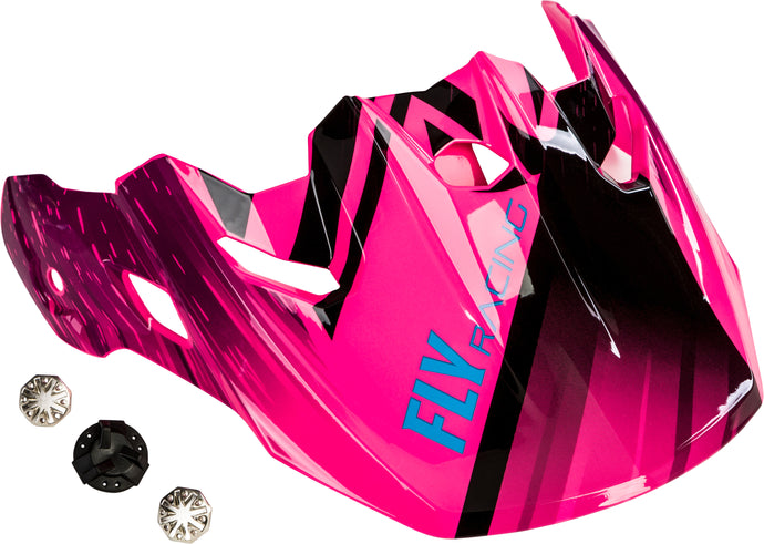 TOXIN RESIN VISOR BLACK/NEON 73-88049 image 1