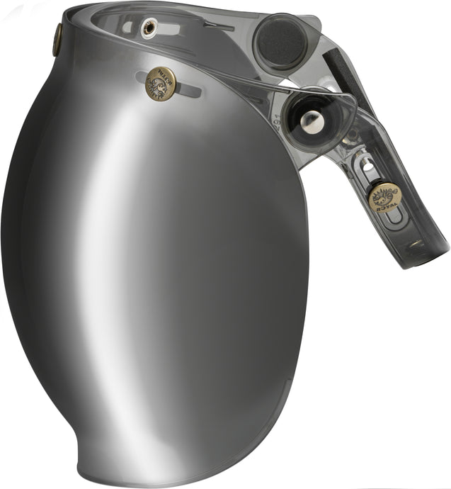 BUBBLE SHIELD 3-SNAP FLIP-UP SILVER IRIDIUM UNIVERSAL G002015 image 1