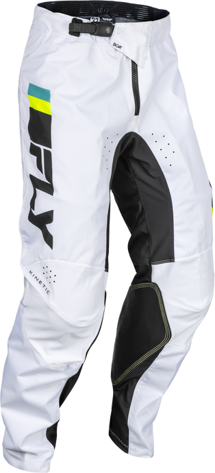 KINETIC PRIX PANTS WHITE/BLACK/HI-VIS SZ 40 377-43340 image 1