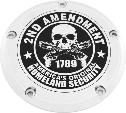 6   M8 SOFTAIL DERBY COVER 2A CHROME PATR19-67 image 1