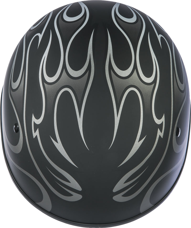 Load image into Gallery viewer, .357 FLAME HALF HELMET MATTE GREY MD 73-8203-3 image 2
