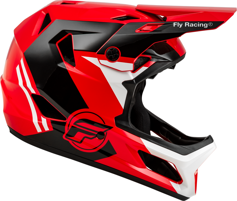 Load image into Gallery viewer, YOUTH RAYCE HELMET RED/BLACK/WHITE YM 73-3611YM image 4
